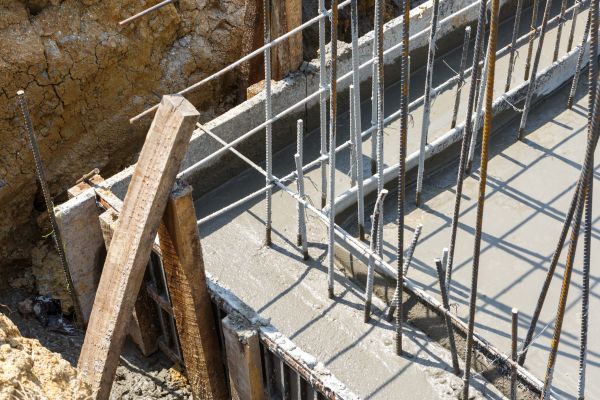 Concrete Footing Pouring in Bullhead City