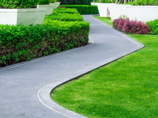Walkway Curb Installation in Bullhead City