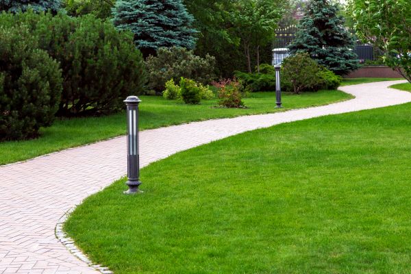 Backyard Sidewalk Installation in Bullhead City